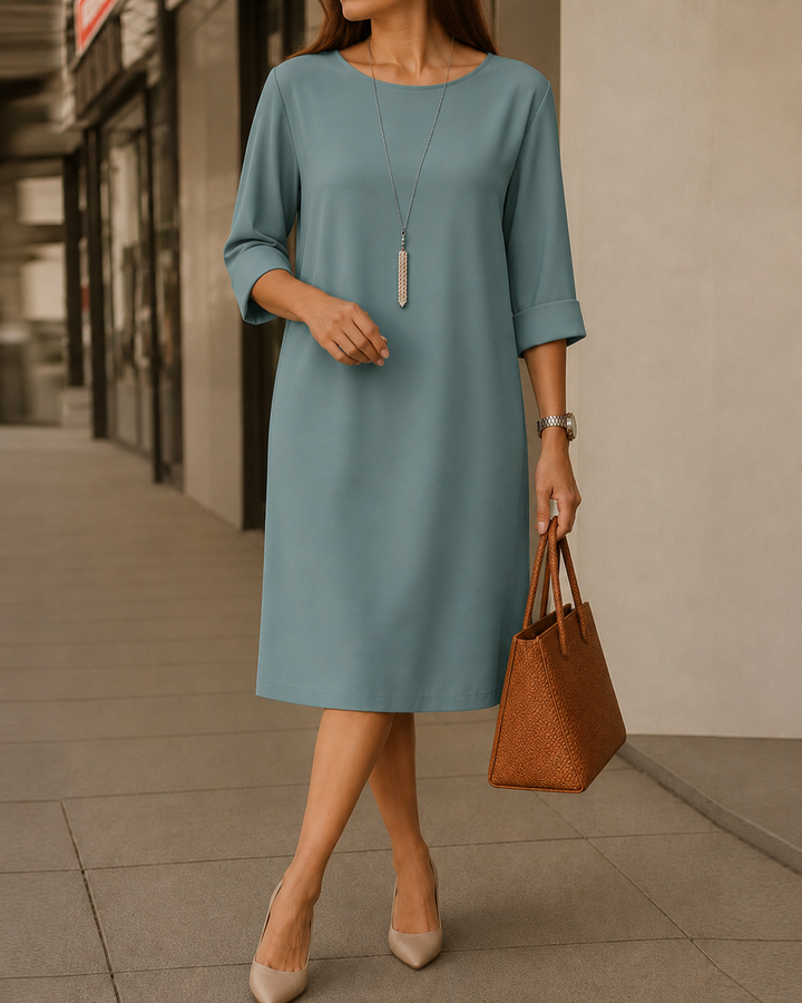 Olga | Tummy-Contouring Midi Dress