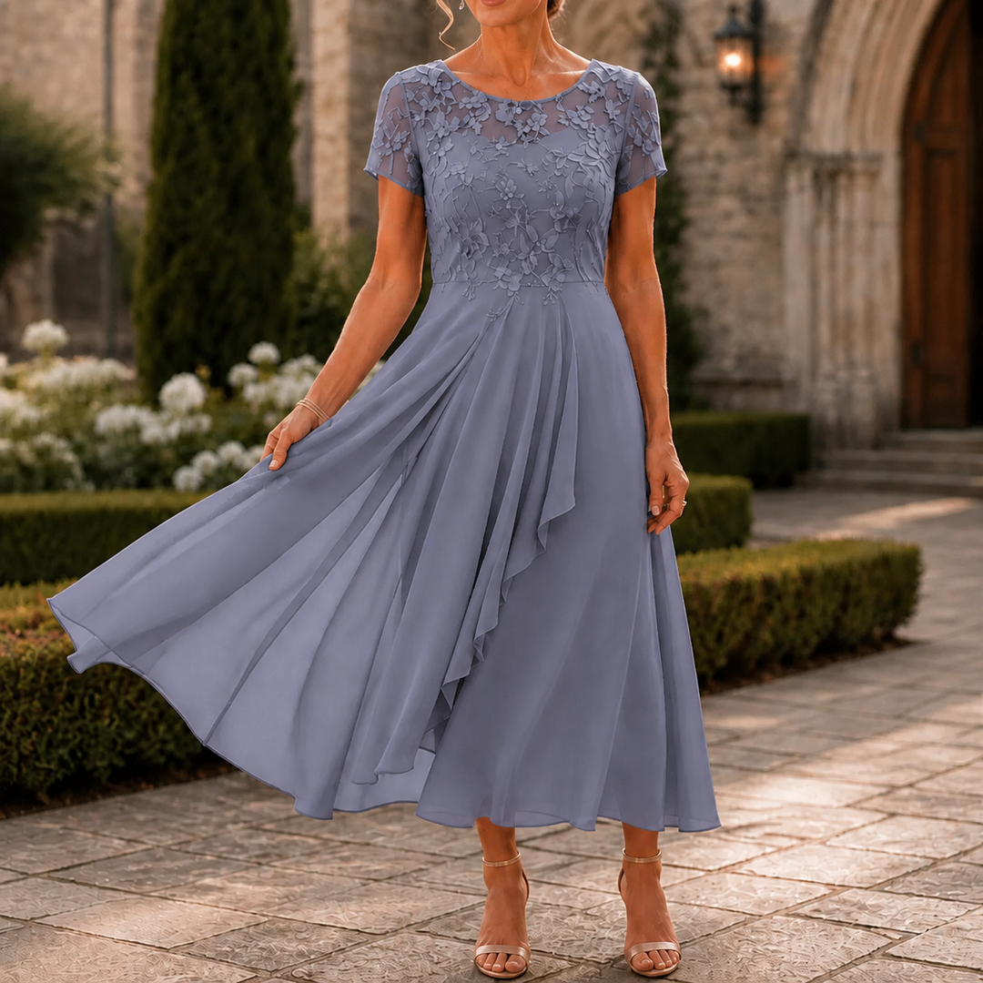 Lucy | Sophisticated Floral Lace Dress