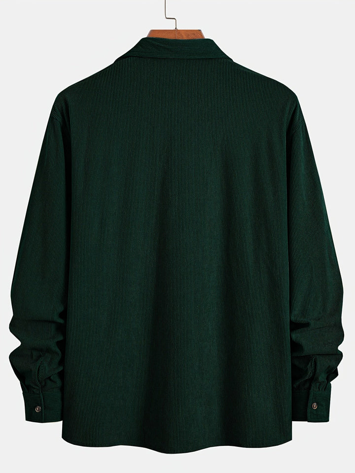 Brandon | Ribbed Textured Overshirt