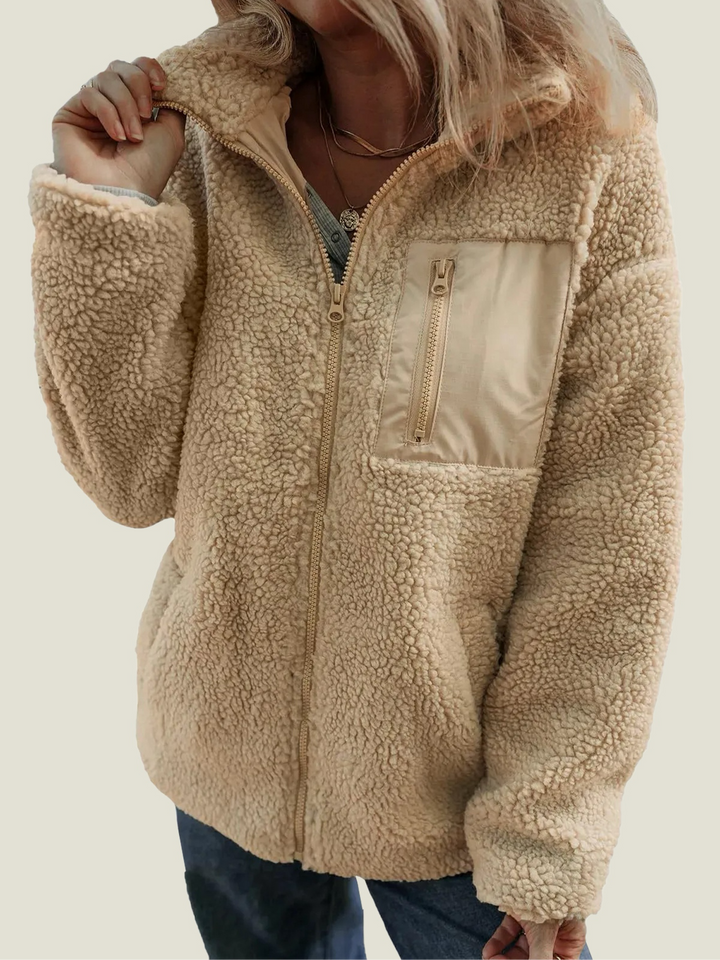 Anastasia |  Teddy Full Zipper Fleece Jacket