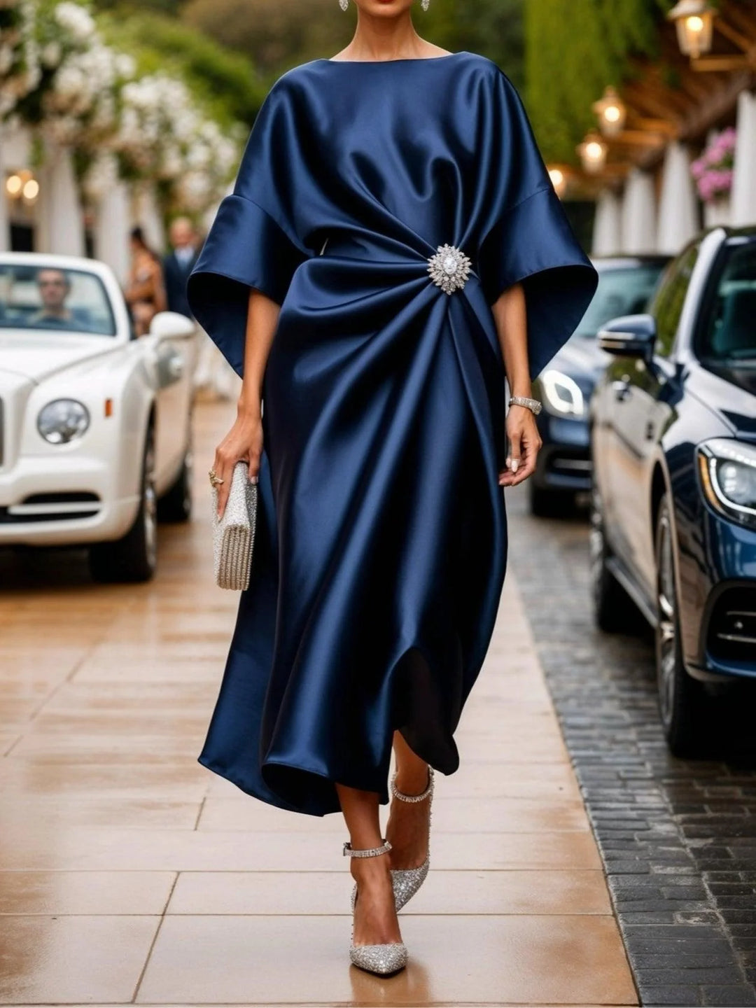 Ivonne | Draped Evening Gown