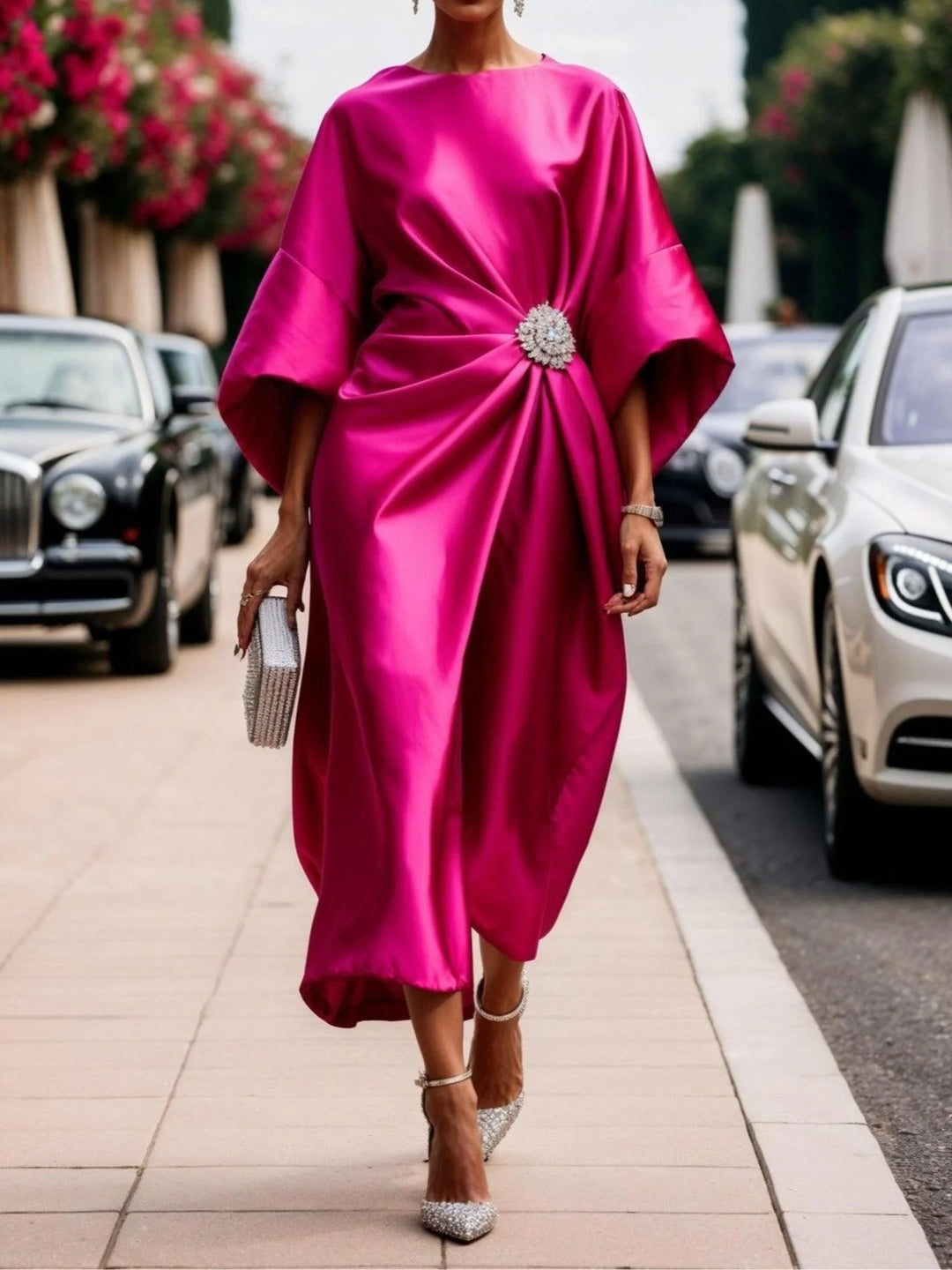 Ivonne | Draped Evening Gown