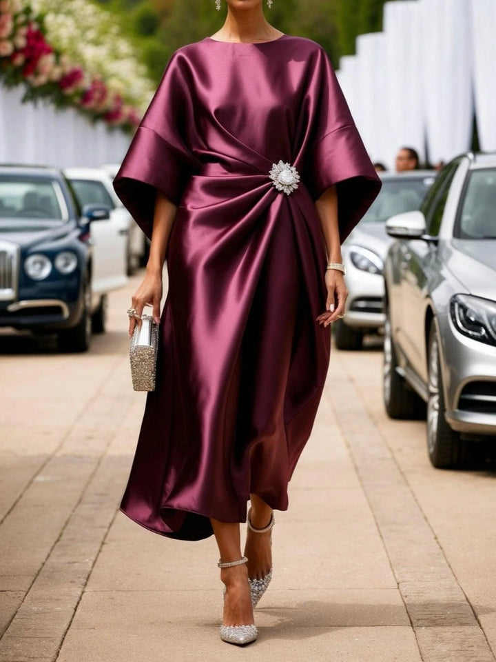Ivonne | Draped Evening Gown
