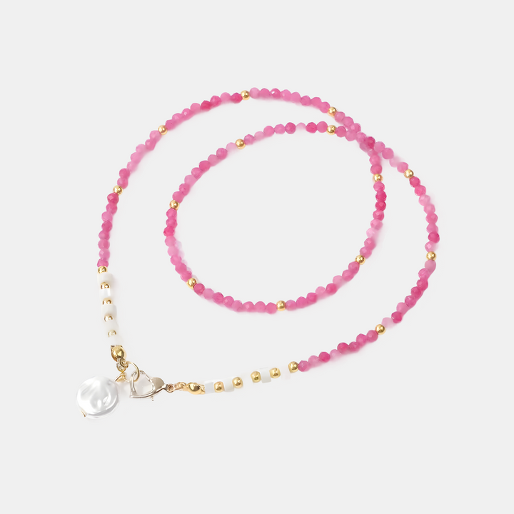 Isla | Beaded Pearl Necklace
