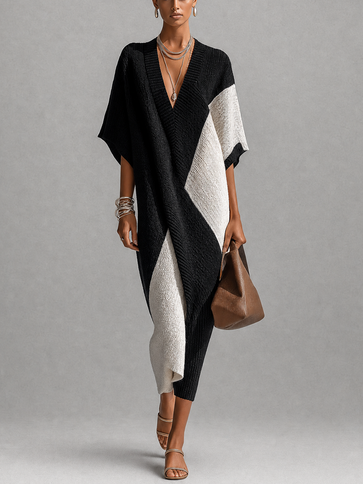 Vienna | Ebony Ivory Dress