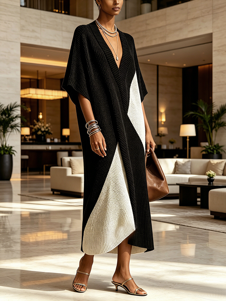 Vienna | Ebony Ivory Dress