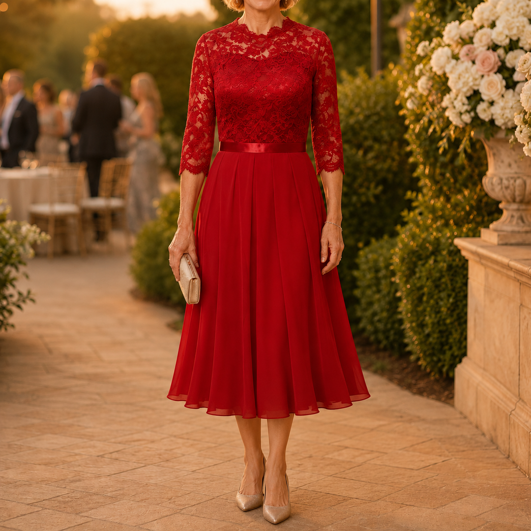 Carmona | The Lace Maxi That Falls Into One Long Line