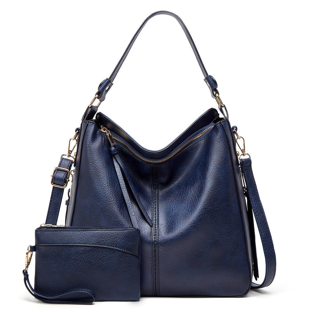 Victoria | Luxury Leather Anti-Theft Hobo Handbag + FREE Pouch Wallet