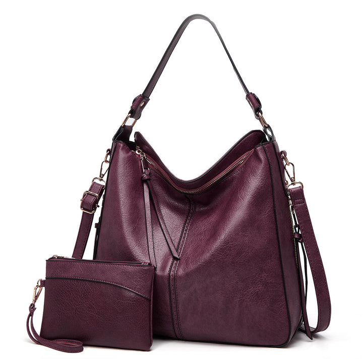Victoria | Luxury Leather Anti-Theft Hobo Handbag + FREE Pouch Wallet