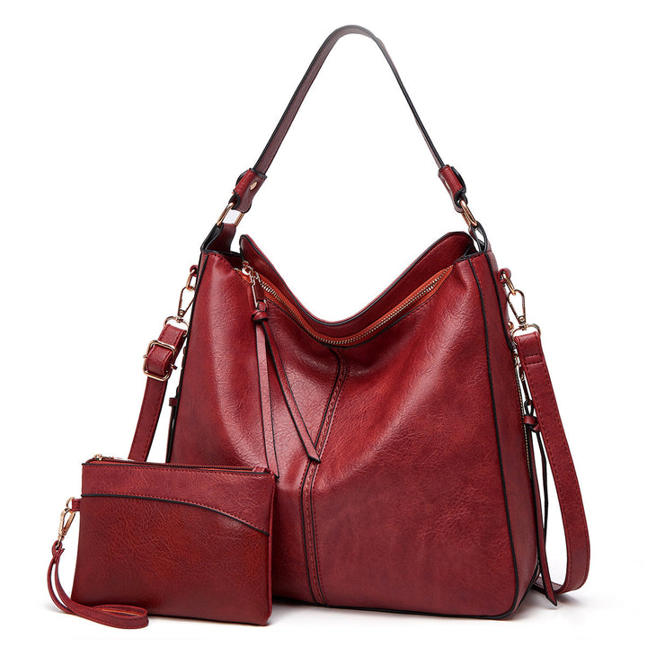 Victoria | Luxury Leather Anti-Theft Hobo Handbag + FREE Pouch Wallet