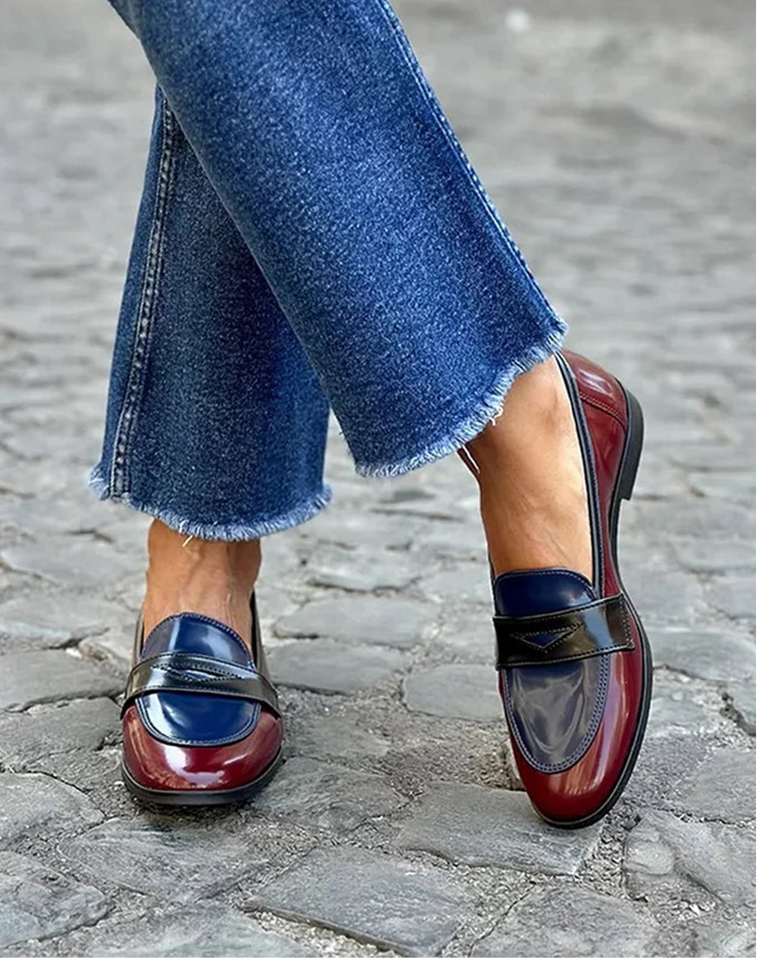 Emeryn | Tricolor Loafers