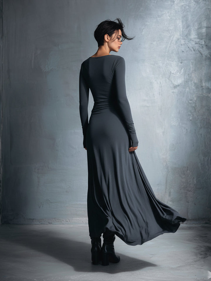 Naomie | Side Knot Maxi Dress