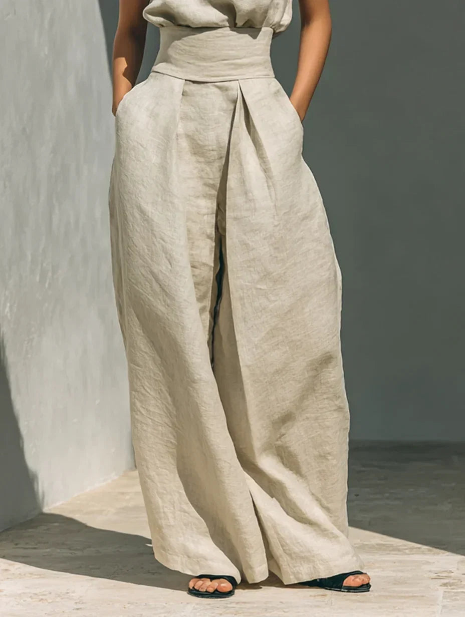 Joana | Elegant Cotton and Linen Set