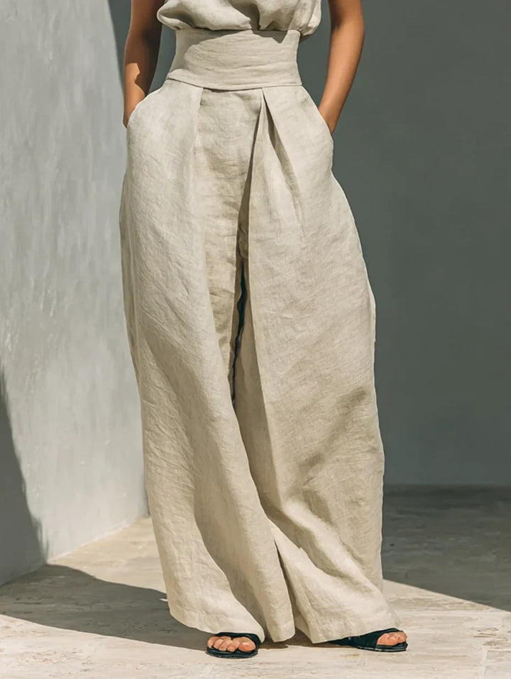 Joana | Elegant Cotton and Linen Set