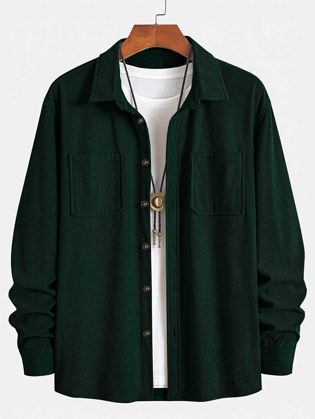 Brandon | Ribbed Textured Overshirt