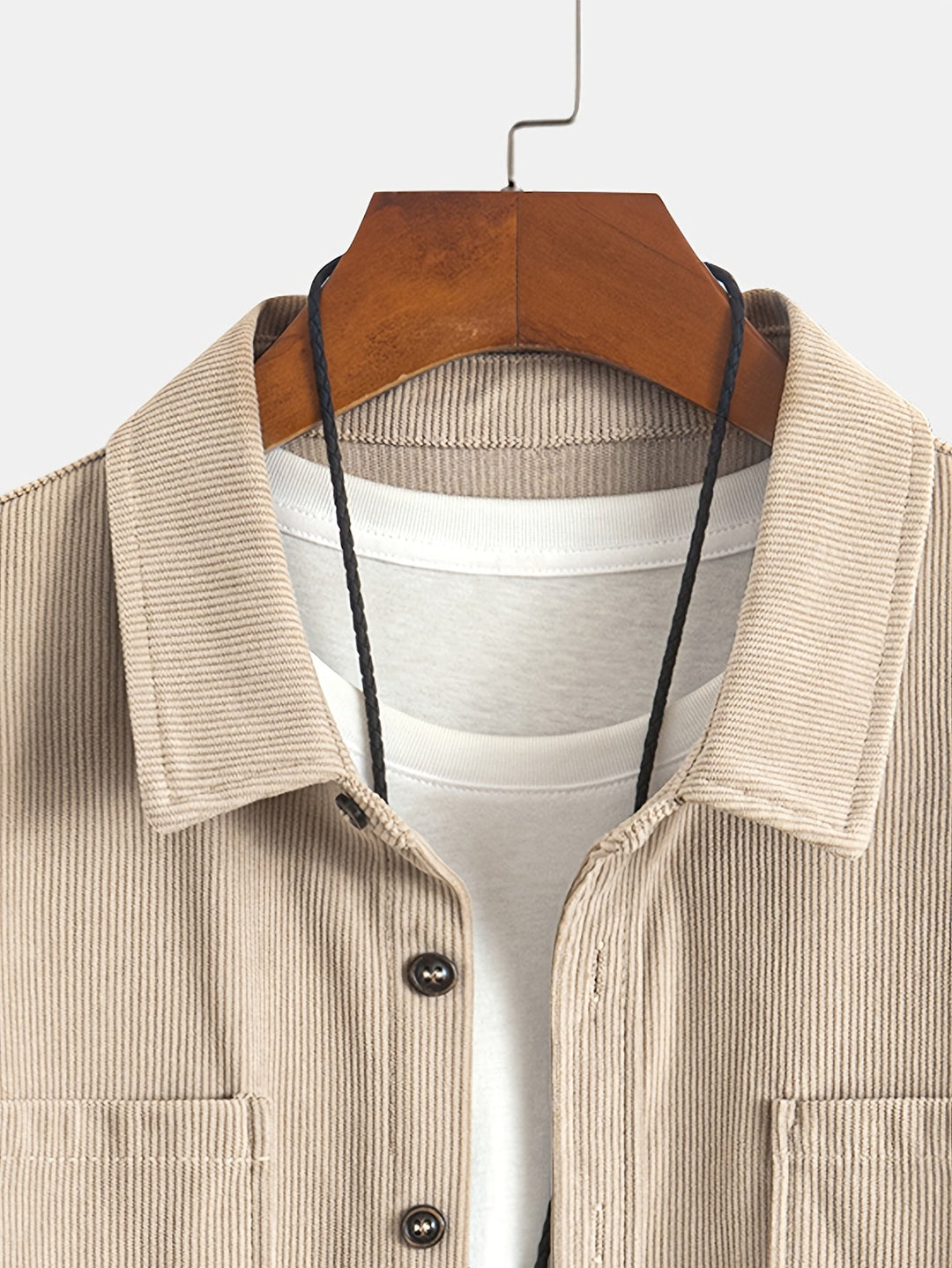 Brandon | Ribbed Textured Overshirt