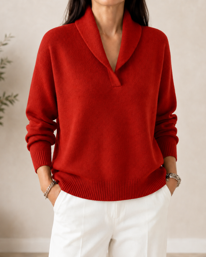 Selena | Soft V-Neck Jumper