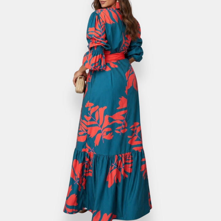 Nova | Tropical Floral Maxi Dress