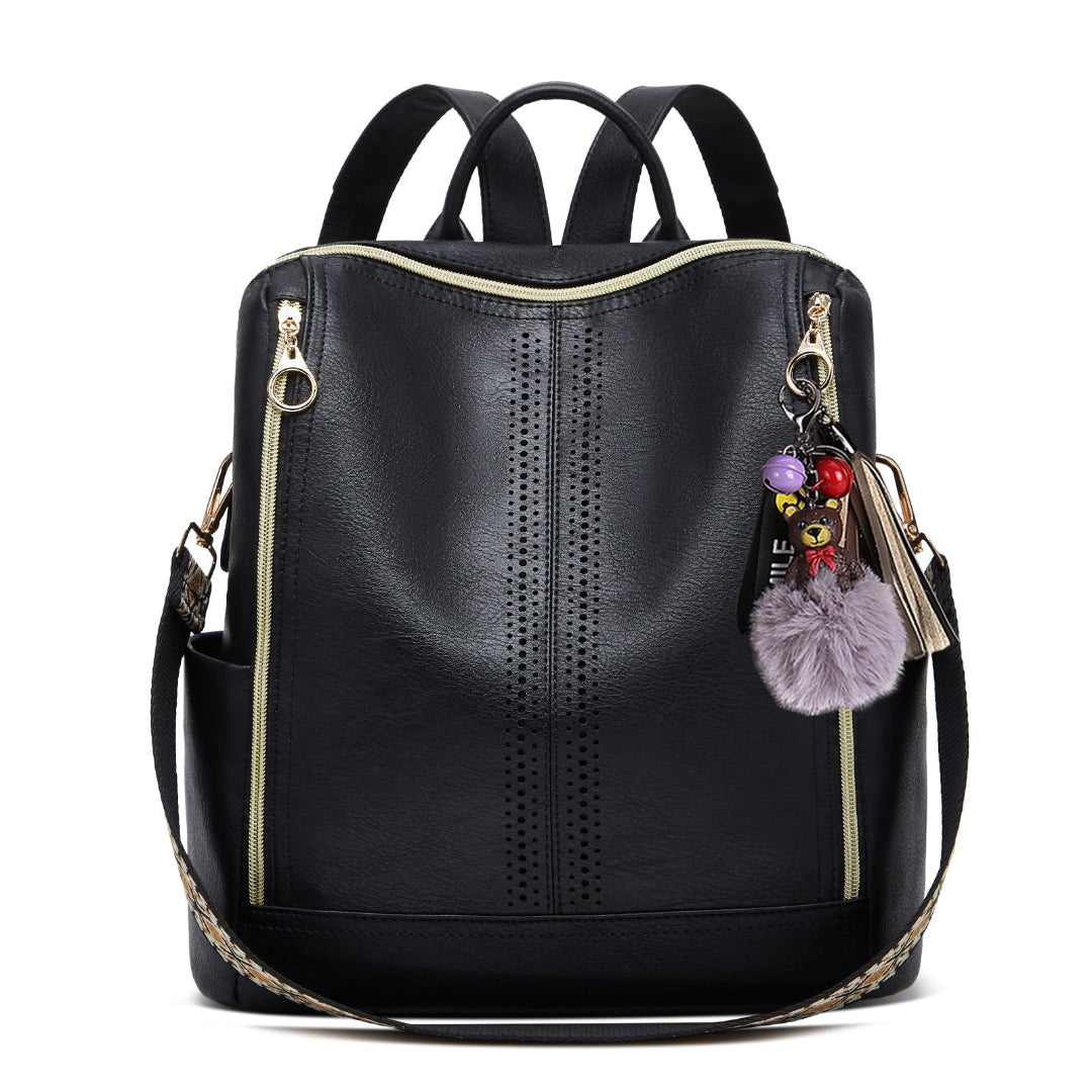 Mara | Luxury Leather 2-in-1 Convertible Backpack + Free Pouch