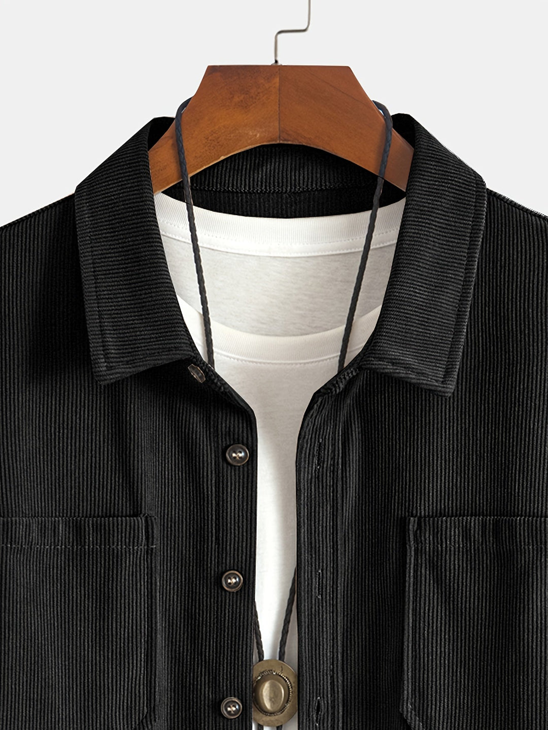 Brandon | Ribbed Textured Overshirt