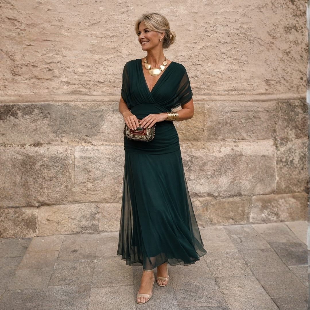 Marita | Off-Shoulder Maxi Dress
