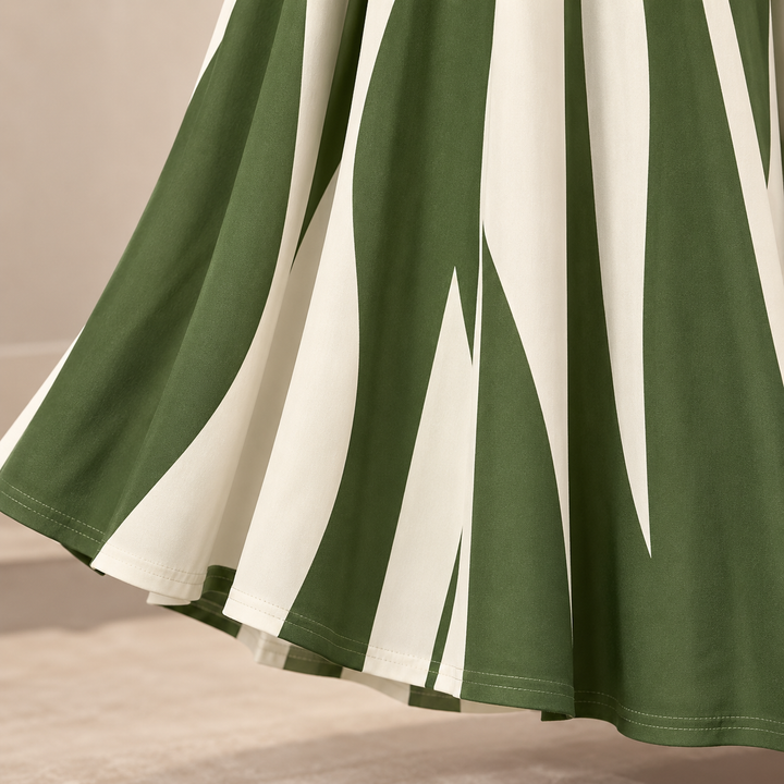 Lyra | Geometric Print Jacket And Maxi Dress Set