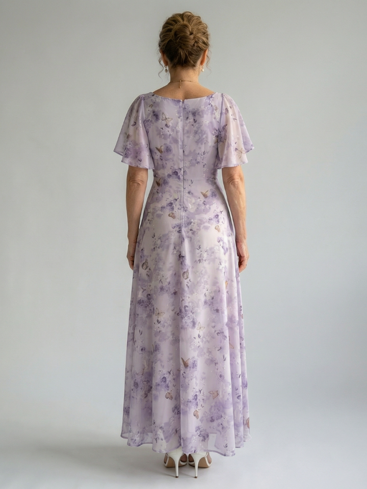Vaelis | Midi Dress with Flared Sleeves