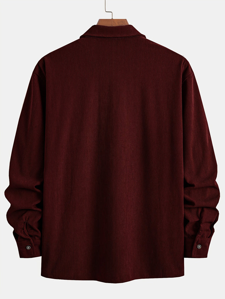 Brandon | Ribbed Textured Overshirt