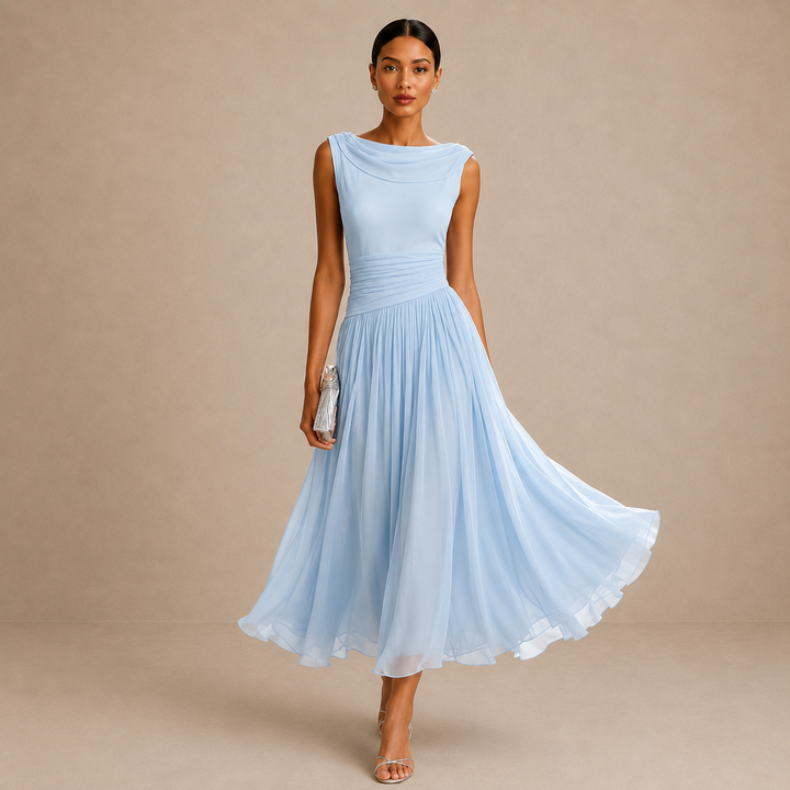 Lovi | Pleated Midi Dress