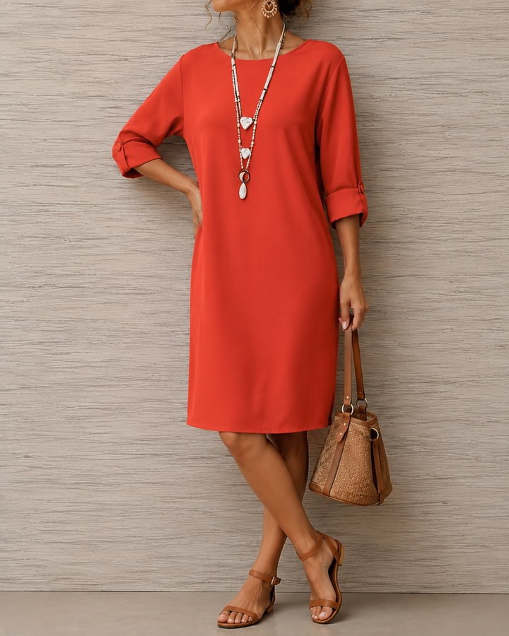 Olga | Tummy-Contouring Midi Dress