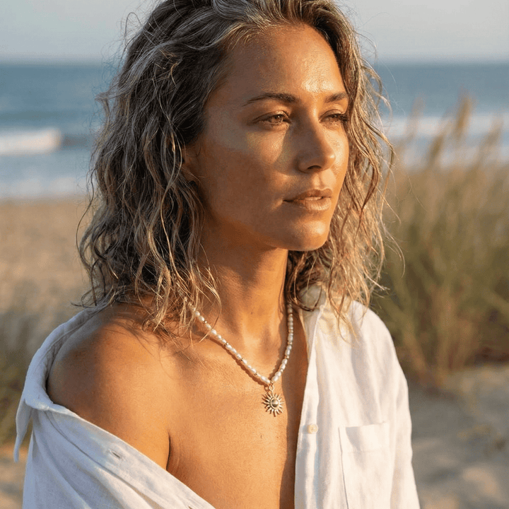 Greta | Golden Sun Necklace