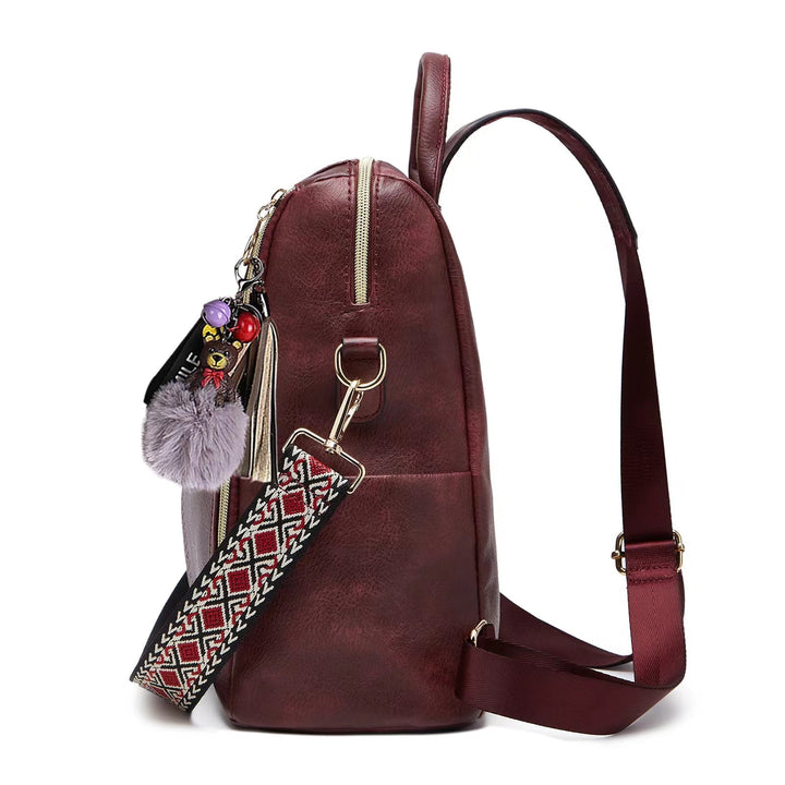 Mara | Luxury Leather 2-in-1 Convertible Backpack + Free Pouch