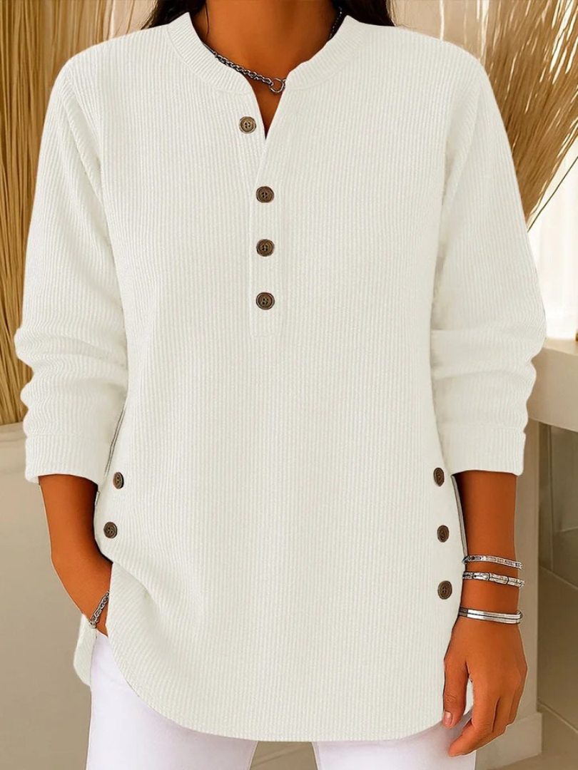 Evy | Button Henley-Tunic