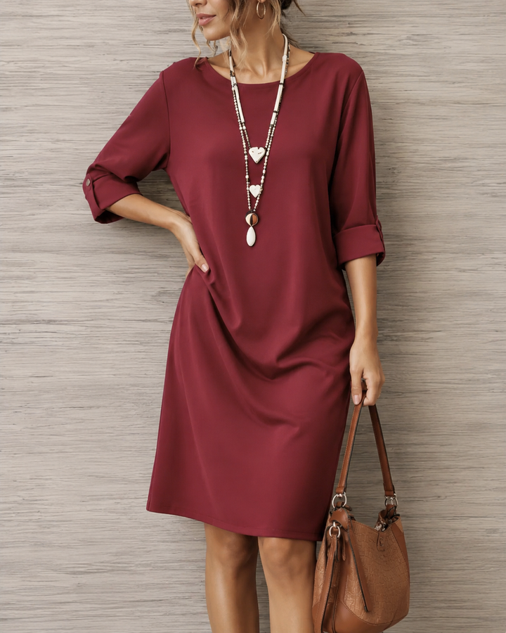 Olga | Tummy-Contouring Midi Dress
