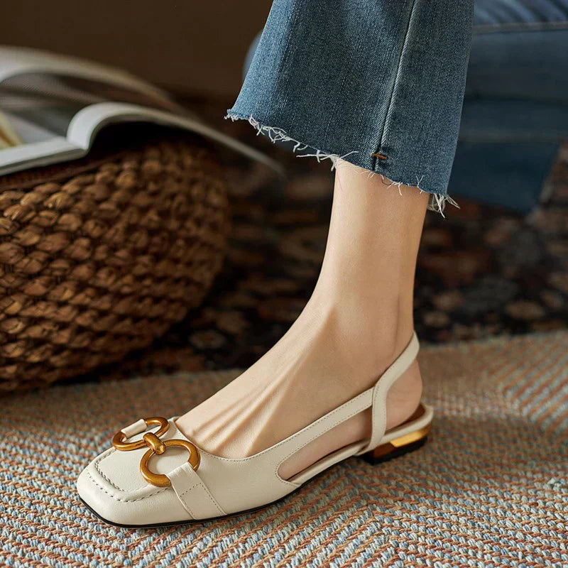 Bethina | Orthopedic Leather Buckle Sandals