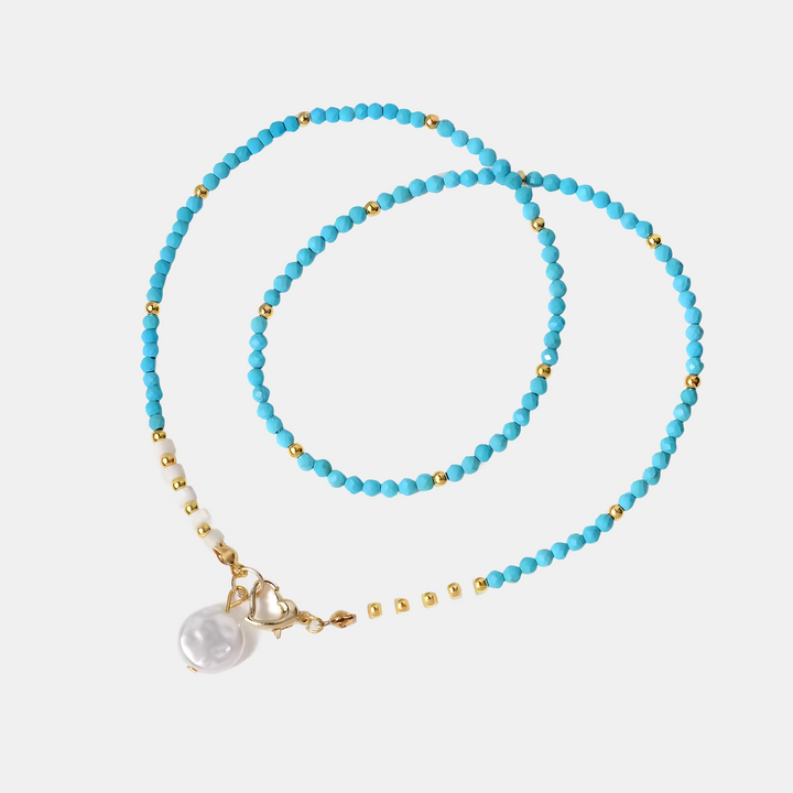 Isla | Beaded Pearl Necklace