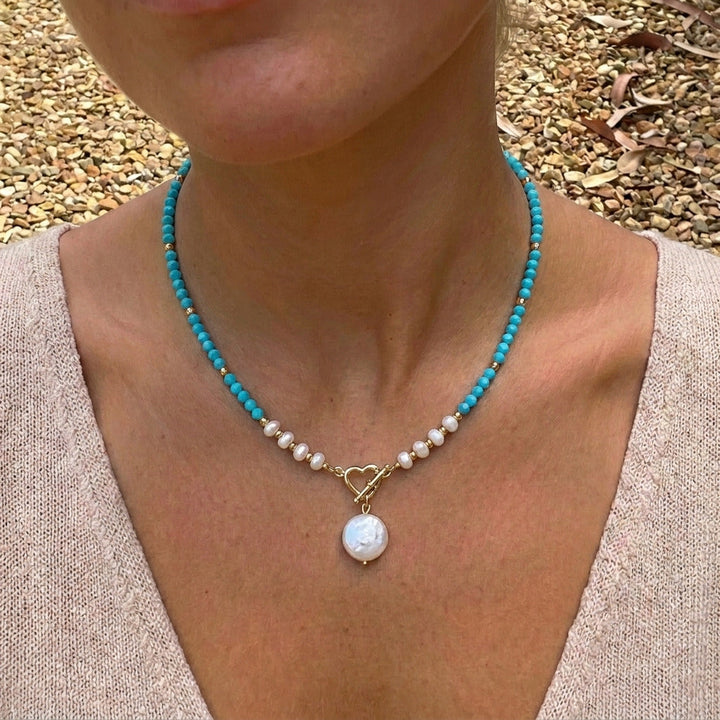Isla | Beaded Pearl Necklace