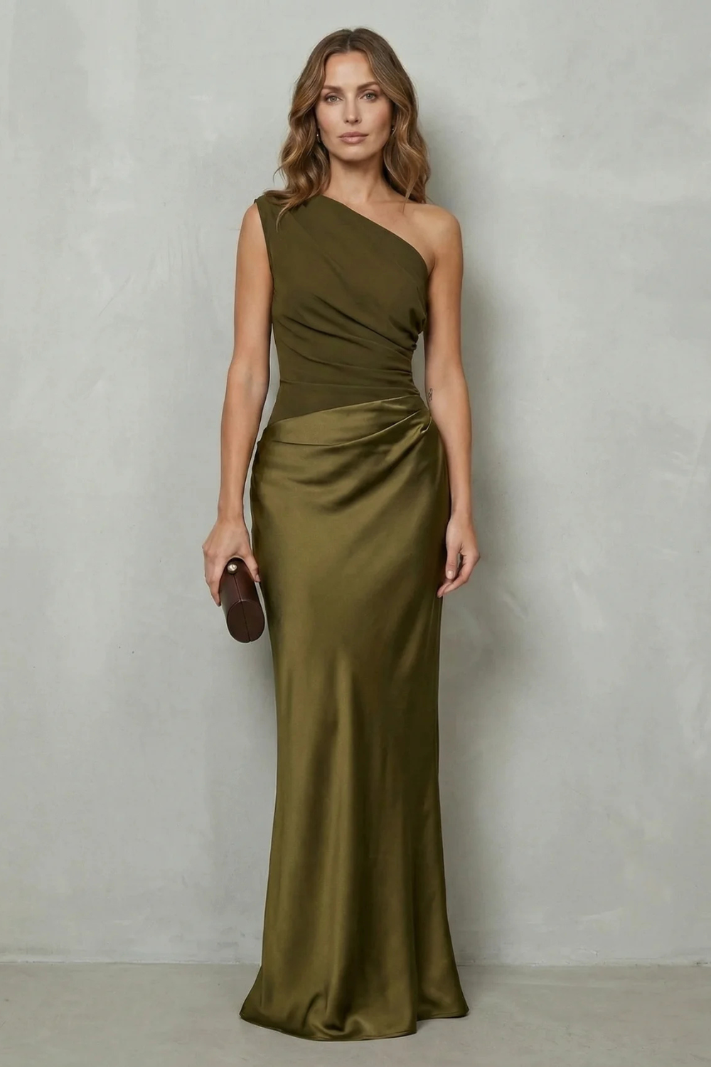 Sophia | Asymmetric Satin Dress