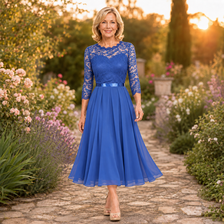 Carmona | The Lace Maxi That Falls Into One Long Line