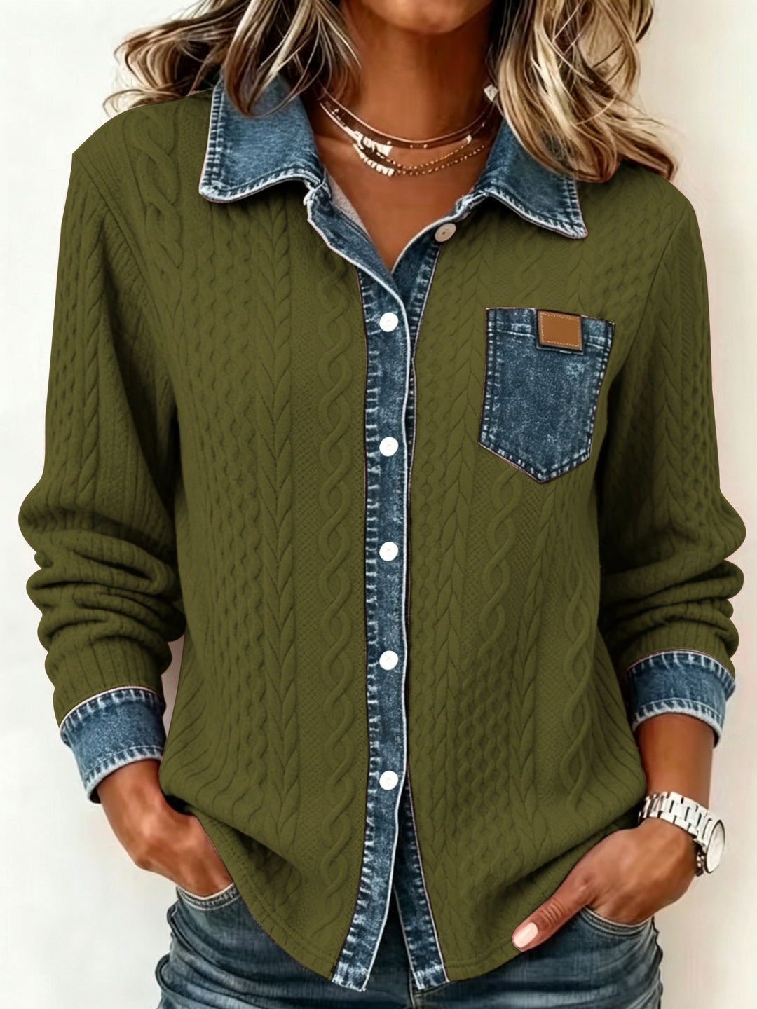 Roxy | Comfortable Denim Cardigan