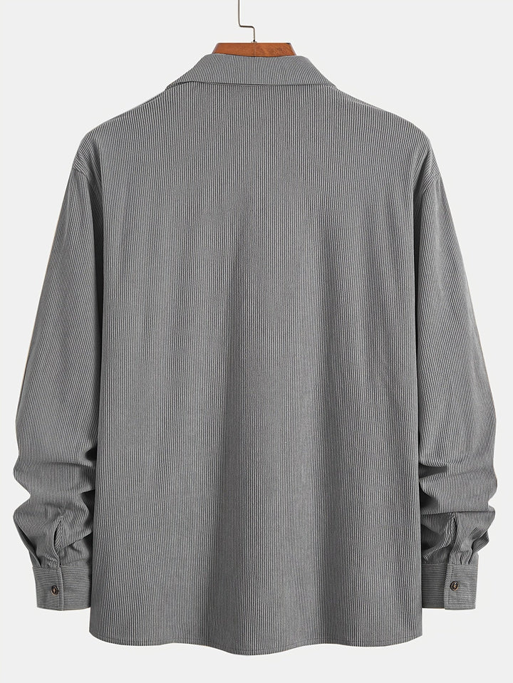 Brandon | Ribbed Textured Overshirt