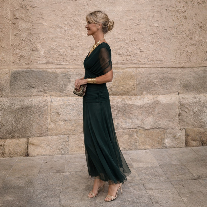 Marita | Off-Shoulder Maxi Dress