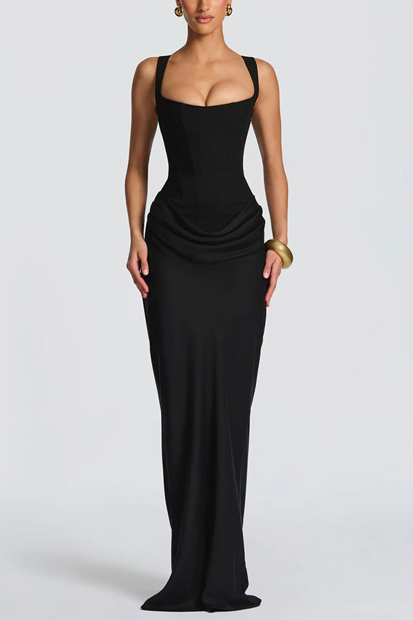 Éléonore | Square Neck Maxi Dress