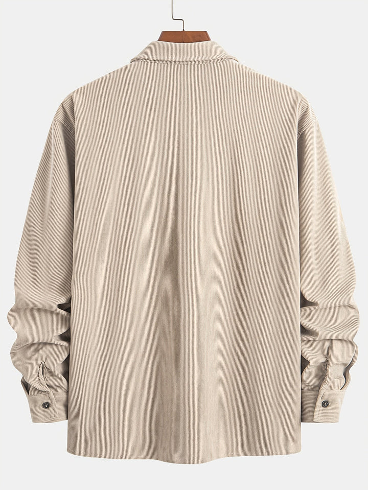 Brandon | Ribbed Textured Overshirt