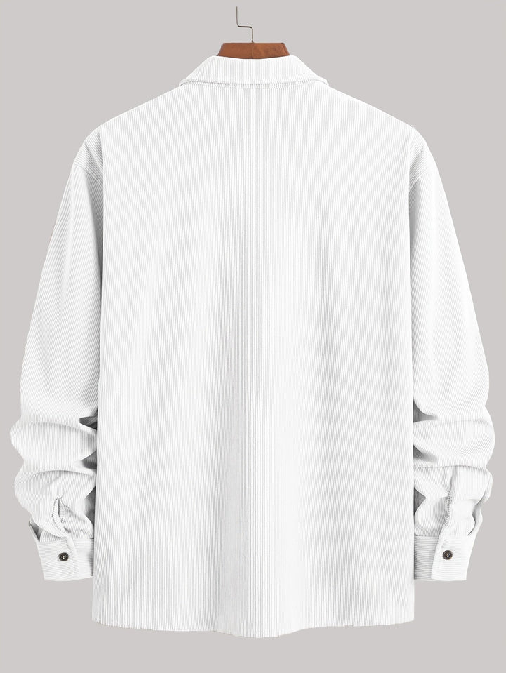 Brandon | Ribbed Textured Overshirt