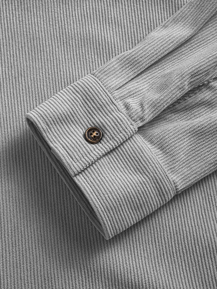 Brandon | Ribbed Textured Overshirt