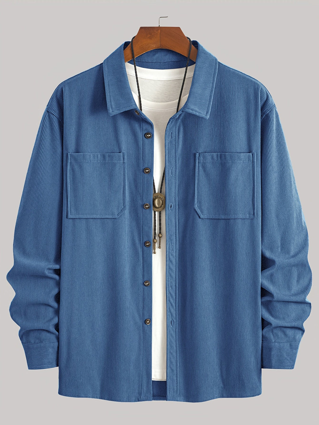 Brandon | Ribbed Textured Overshirt