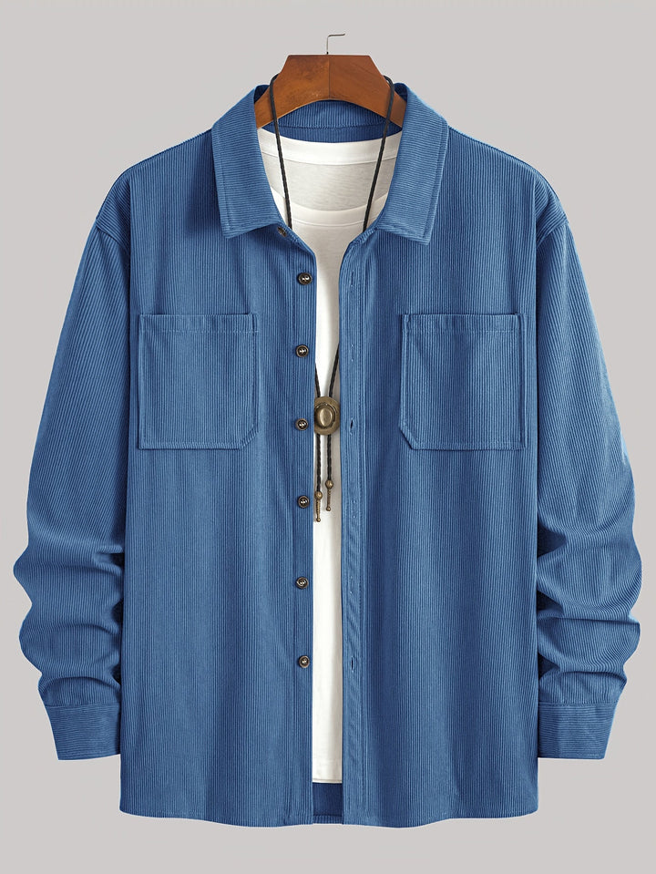 Brandon | Ribbed Textured Overshirt