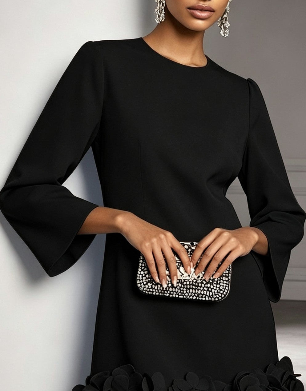 Amara | Classic Black Mini Dress