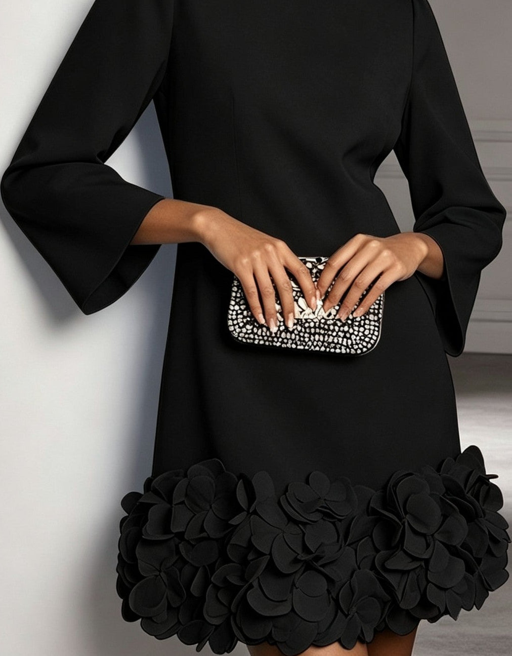 Amara | Classic Black Mini Dress